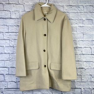 J.Crew long sleeve beige coat size M unisex